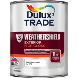 Dulux  Trade Weathershield  Exterior High Gloss Pure   Dulux  Trade Weathershield  Exterior High Gloss Pure