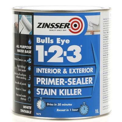 Zinsser Bullseye 1-2-3 Interior Primer Sealer White