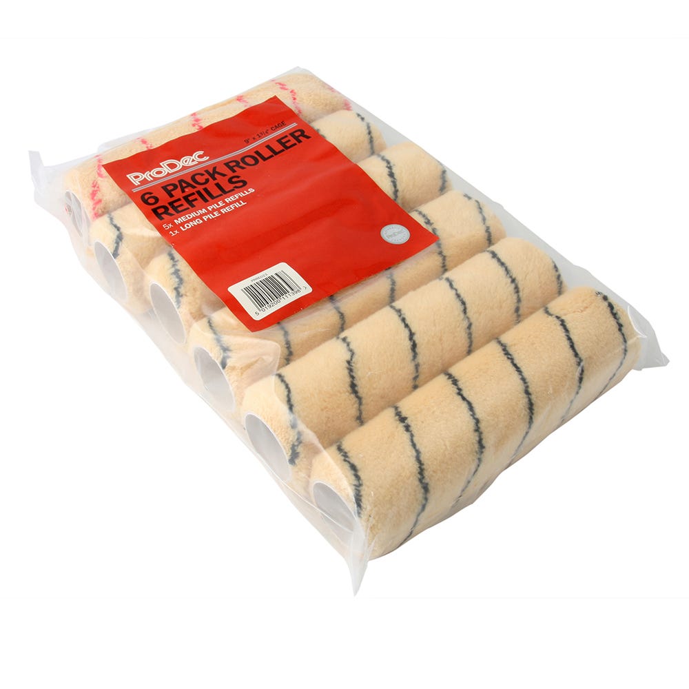 ProDec 9'' Roller Refills Pack of 6