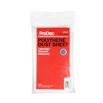 ProDec Polythene Dust Sheet 12' x 9'