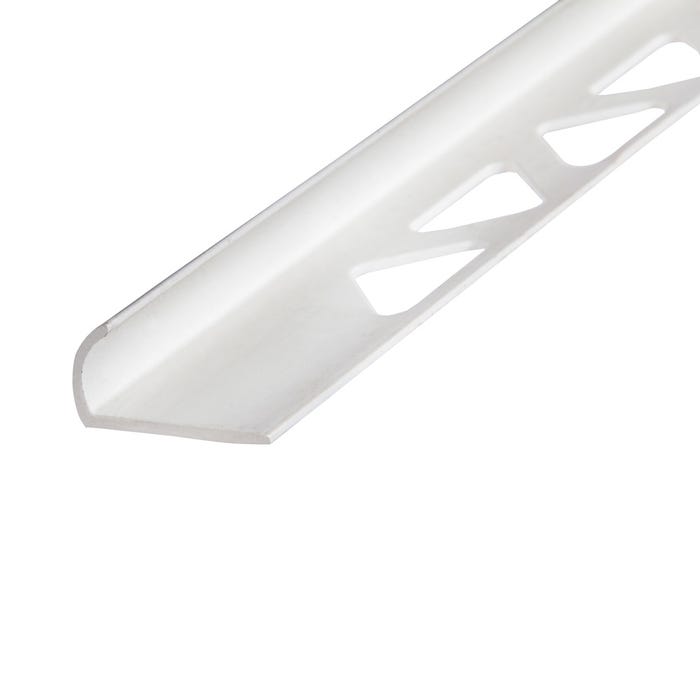 Homelux 9mm White Tile Trim 2 44m - 9mm Internal Corner Cove White Tile Trim Homelux 9mm White Tile Trim 2 44m - 9mm Internal Corner Cove White Tile Trim