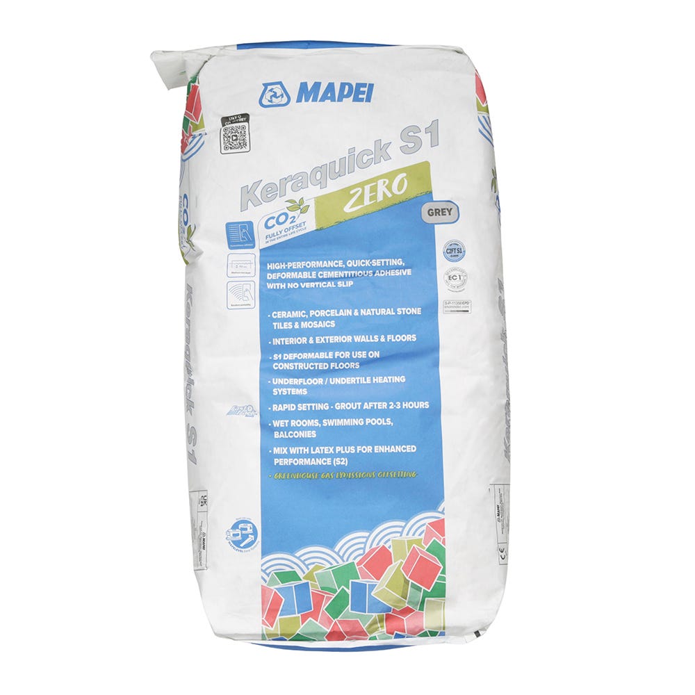 Mapei Keraquick Grey Rapid Setting Flexible S1 Adhesive 20kg