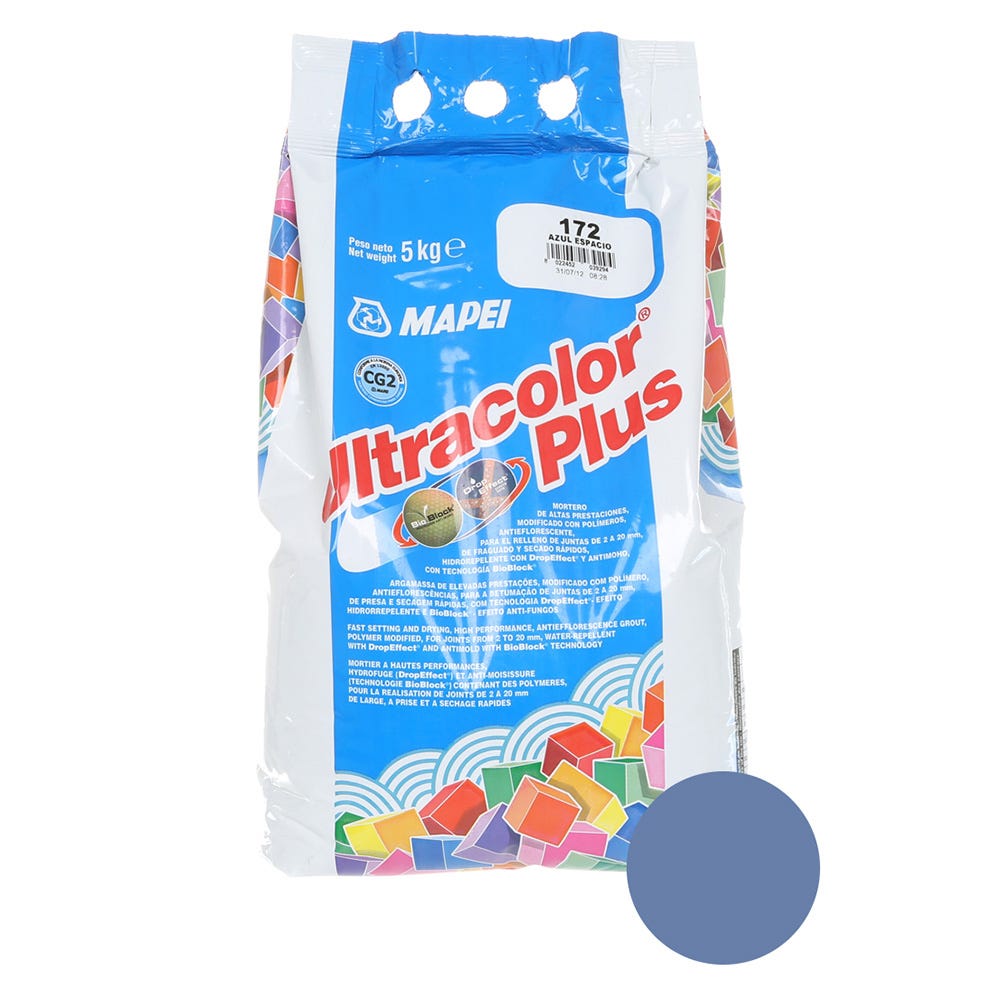 Mapei Ultracolor Plus Space Blue (172) Fast Set Tile Grout 5kg