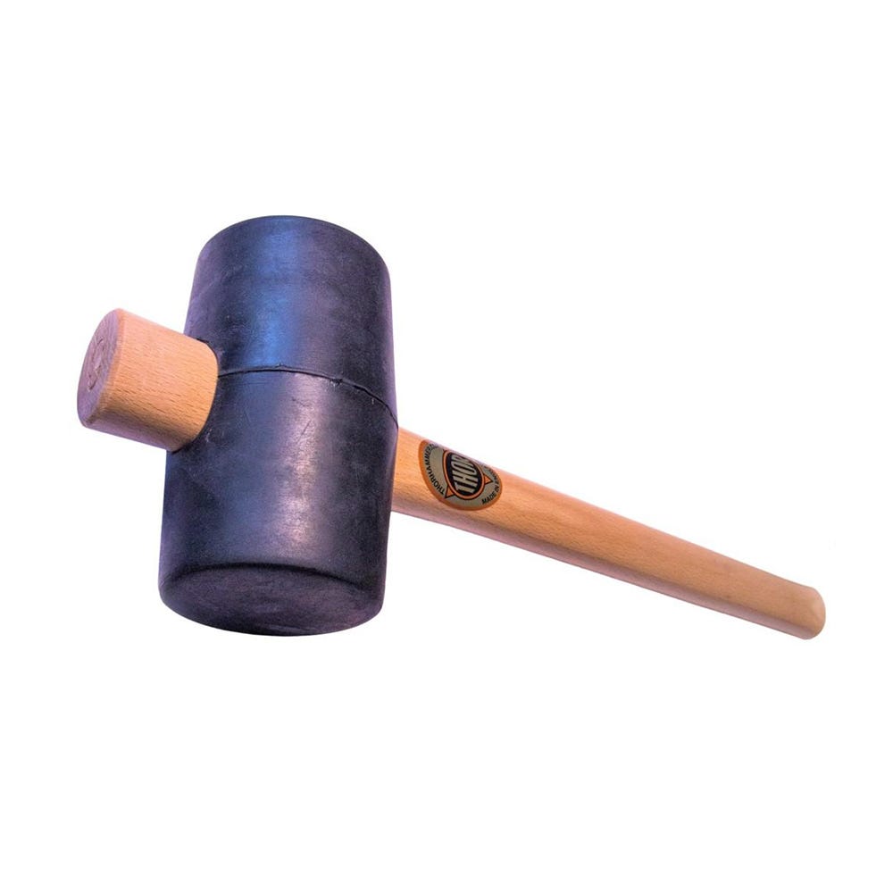 Thor Black Rubber Mallet 550G (19OZ)