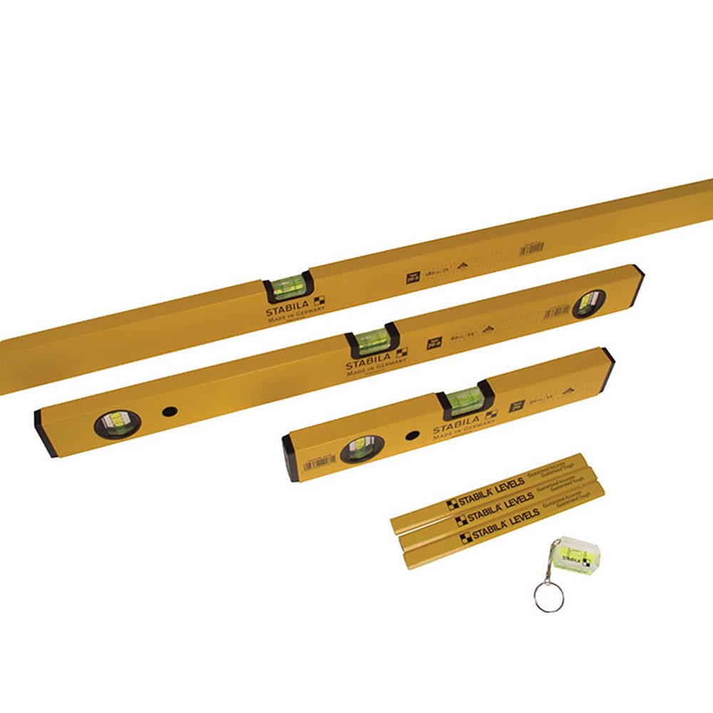 Stabila 70-2 Combination Level Set 180cm 60cm 30cm