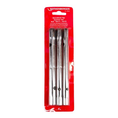 Rothenberger 3 Piece Monoblock Tap Spanner Set 80000