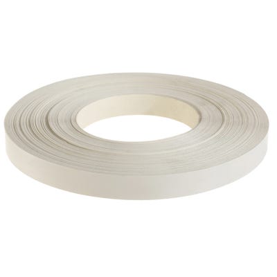 22mm White Iron On Edging Tape 50m