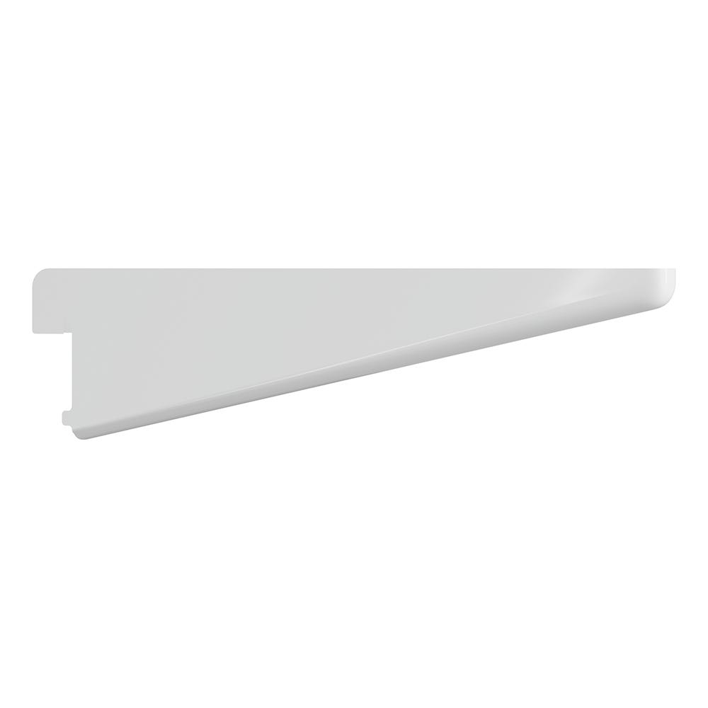 Twin Slot Shelf Bracket 120mm White