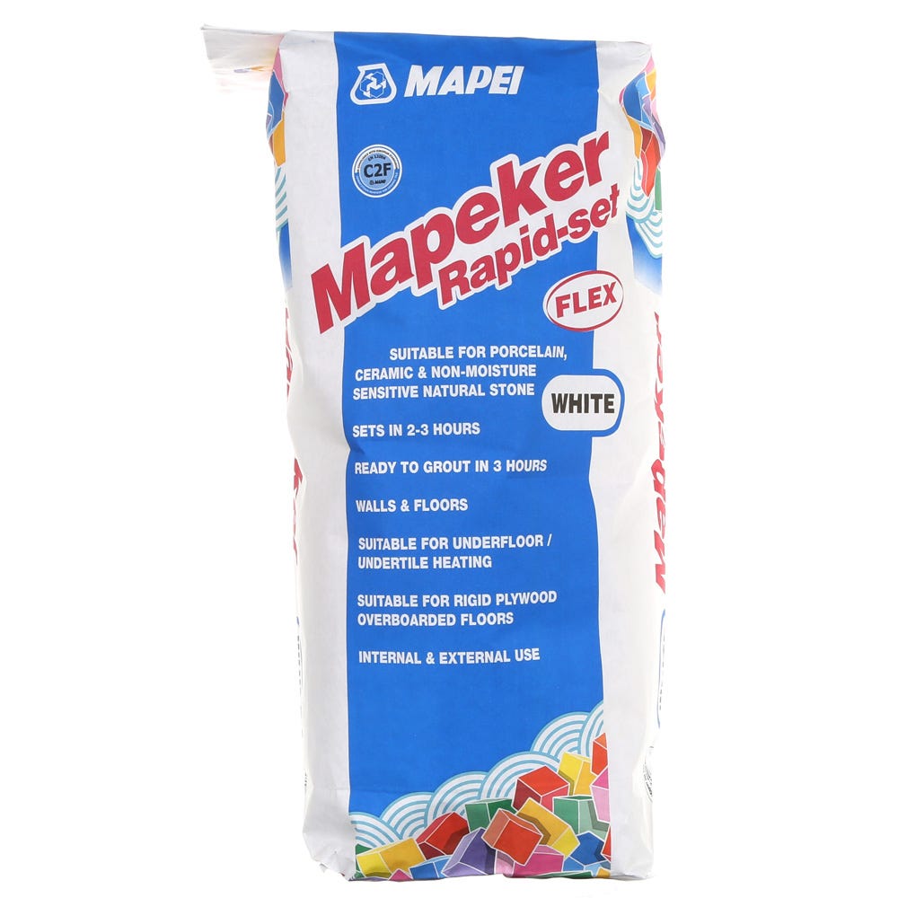 Mapeker 20Kg Porcelain Rapid Set Adhesive