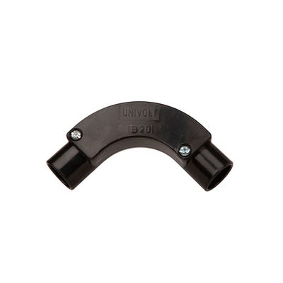 Conduit Inspection Bend Black 20mm