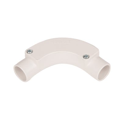 Conduit Inspection Bend White 20mm