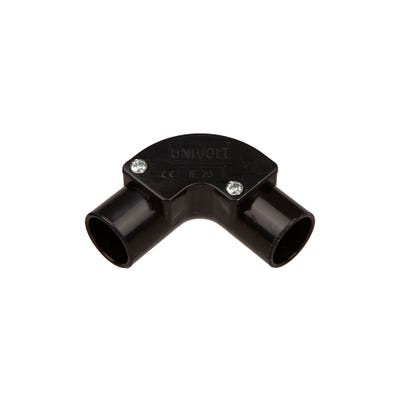 Conduit Inspection Elbow Black 20mm 