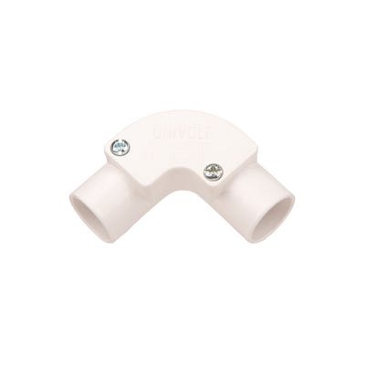 Conduit Inspection Elbow White 20mm