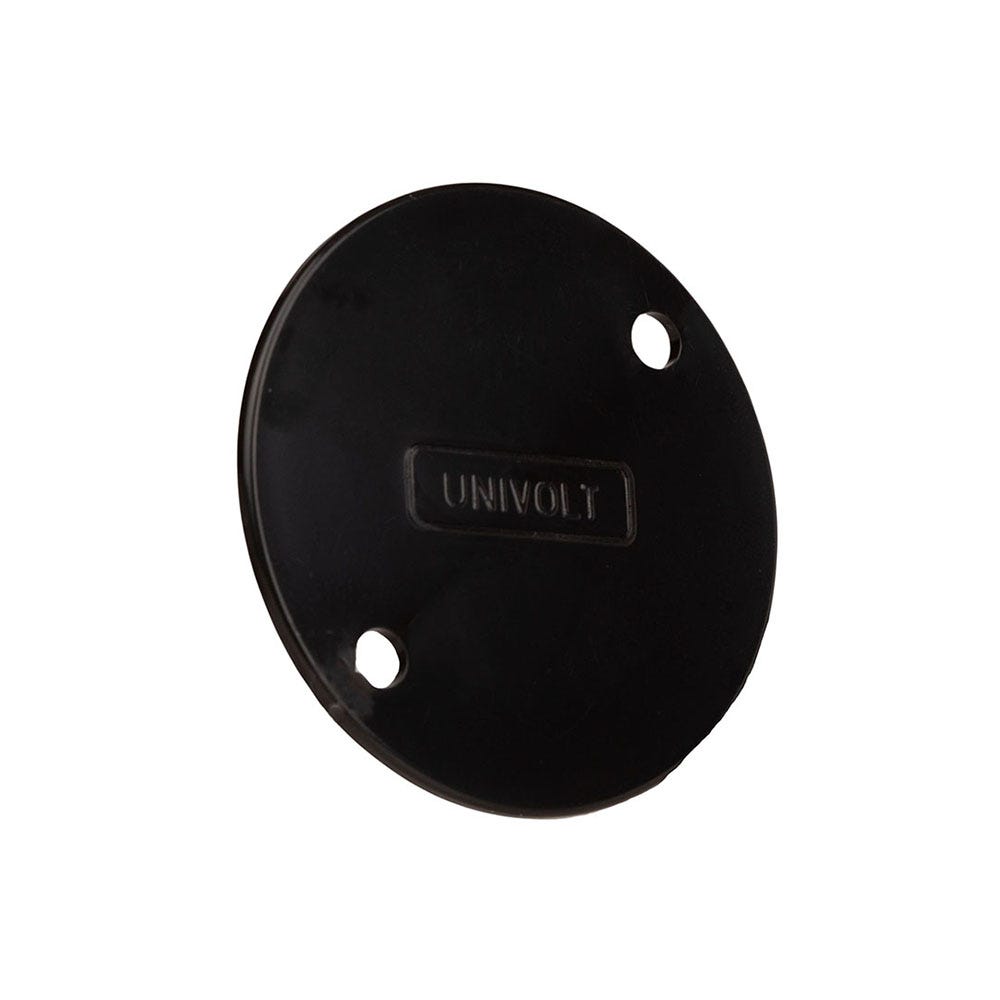 Conduit Circular Lid Black 16mm-25mm 