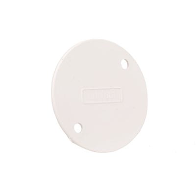 Conduit Circular Lid White 16mm-25mm 