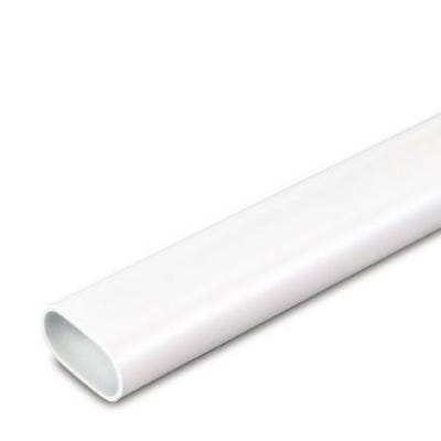 Oval Conduit White 16mm x 3m