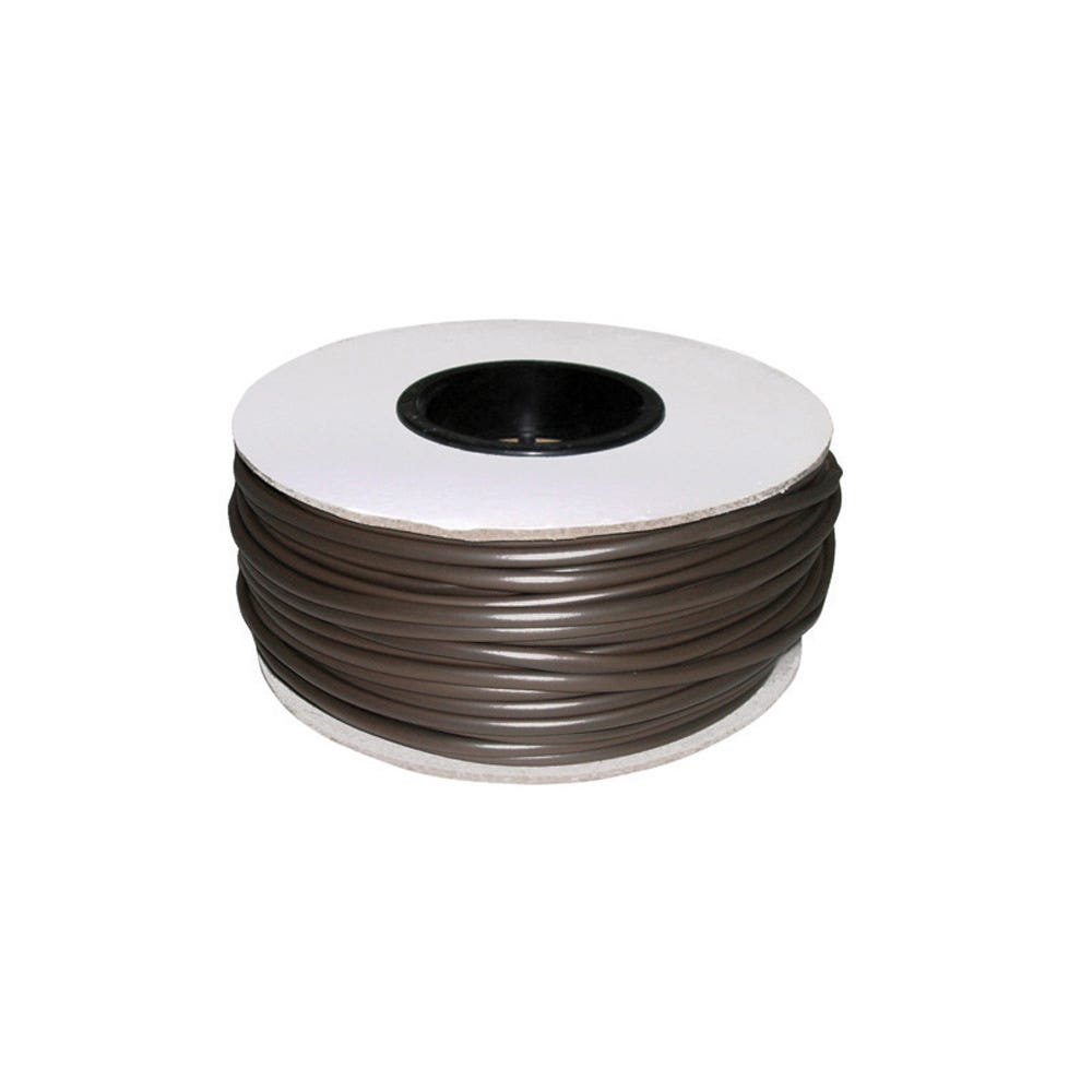 Brown Cable Sleeving 4mm 100m Drum