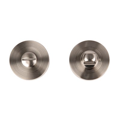 Dale WC Turn and Release on Round Rose - Satin Nickel