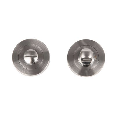 Dale WC Turn & Release on Round Rose - Satin Chrome