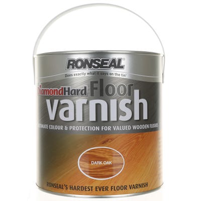 Ronseal Diamond Hard Floor Varnish Satin 2.5L