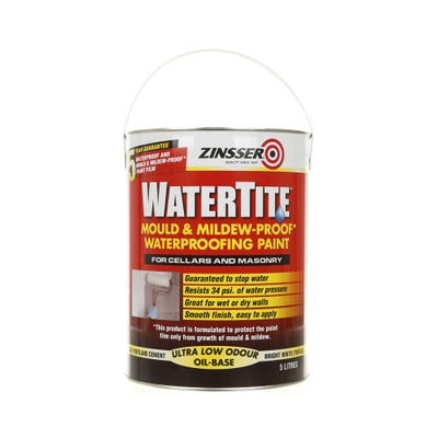 Zinsser Watertite Waterproofing Paint White 5L
