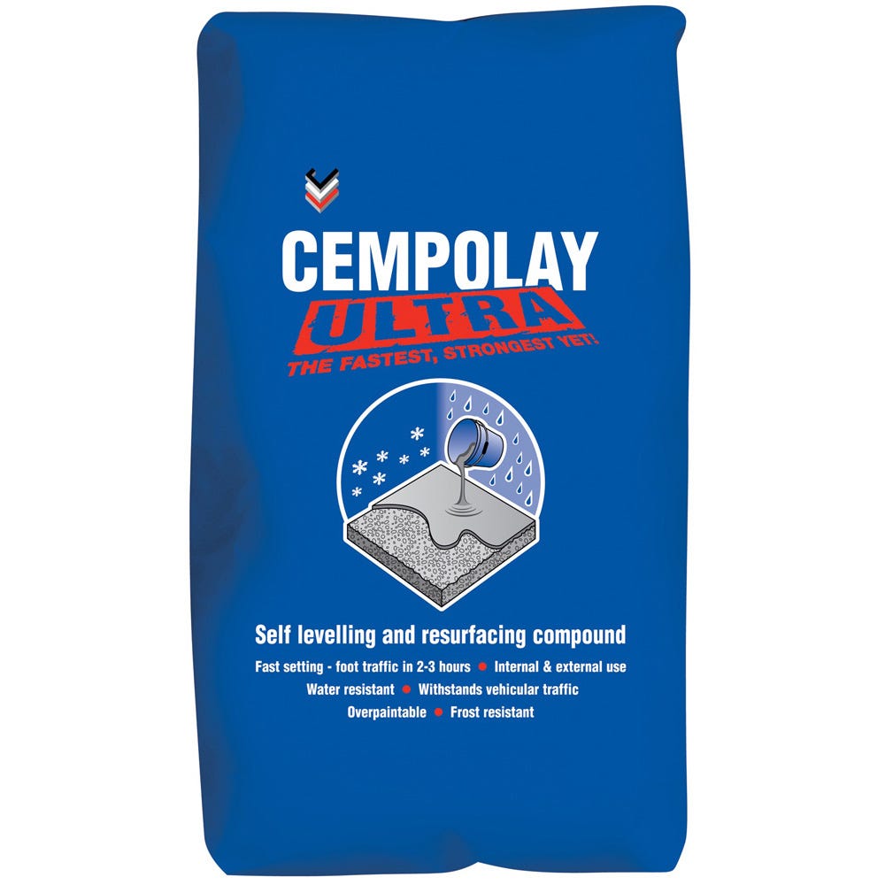 Bostik Cempolay Ultra Strong Self Levelling & Resurfacing Compound 25kg