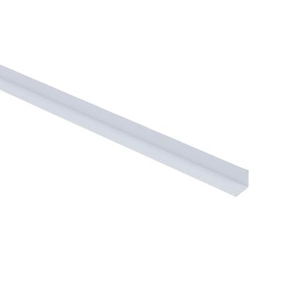 Plastic Angle Equal Sides 15mm x 2.5m