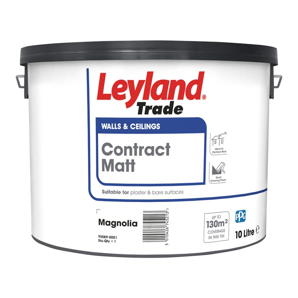 Leyland Trade Contract Matt Magnolia 10L