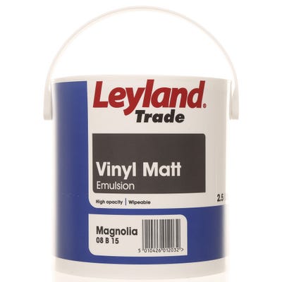 Leyland Trade Vinyl Matt Magnolia 2.5L