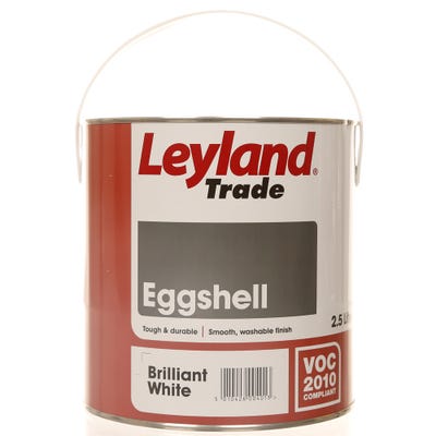 Leyland Trade Eggshell Brilliant White