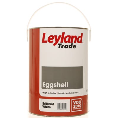 Leyland Trade Eggshell Brilliant White 5L
