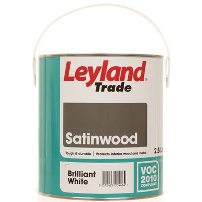 Leyland Trade Satinwood Brilliant White