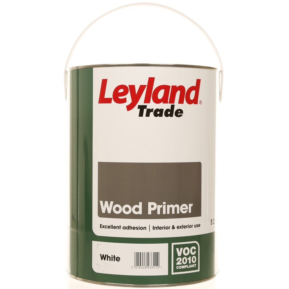 Leyland Trade Wood Primer White 5L