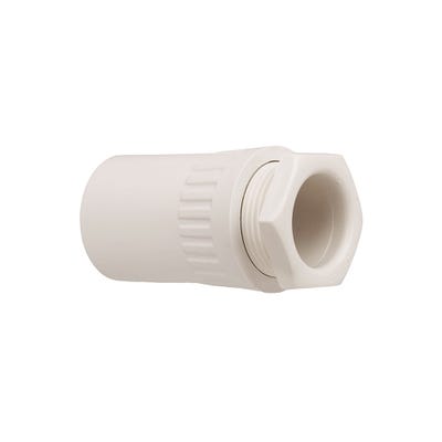 Conduit Female Adaptor White 25mm 