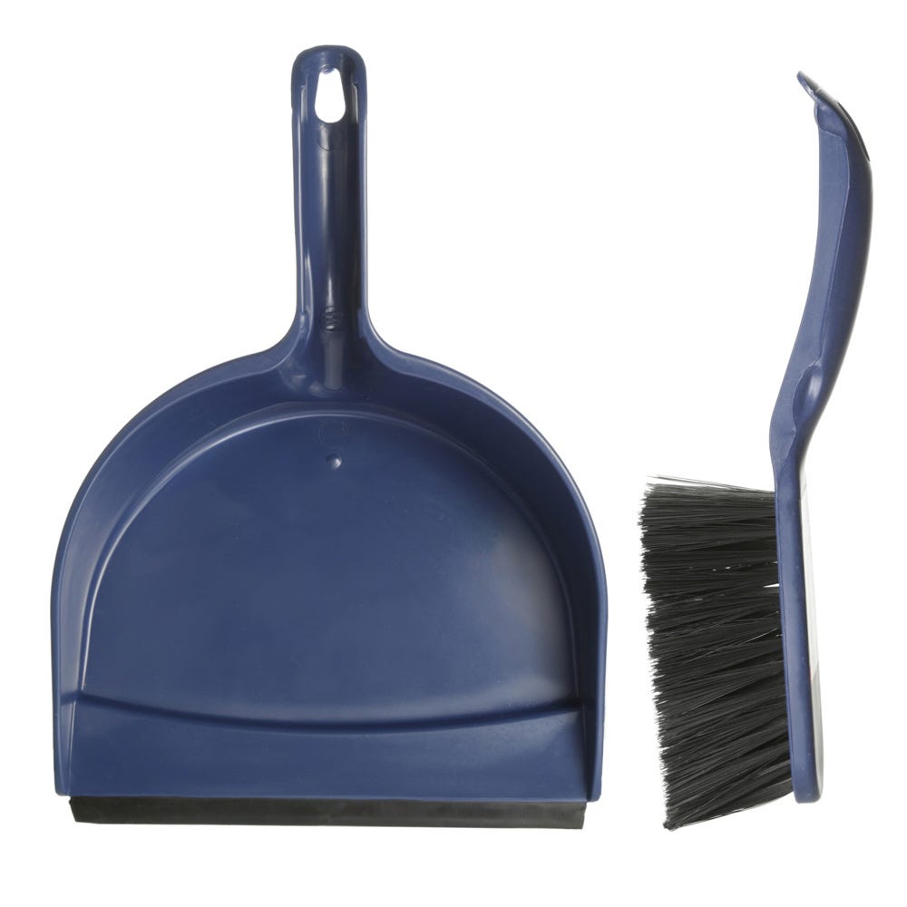Plastic Dustpan & Brush Set