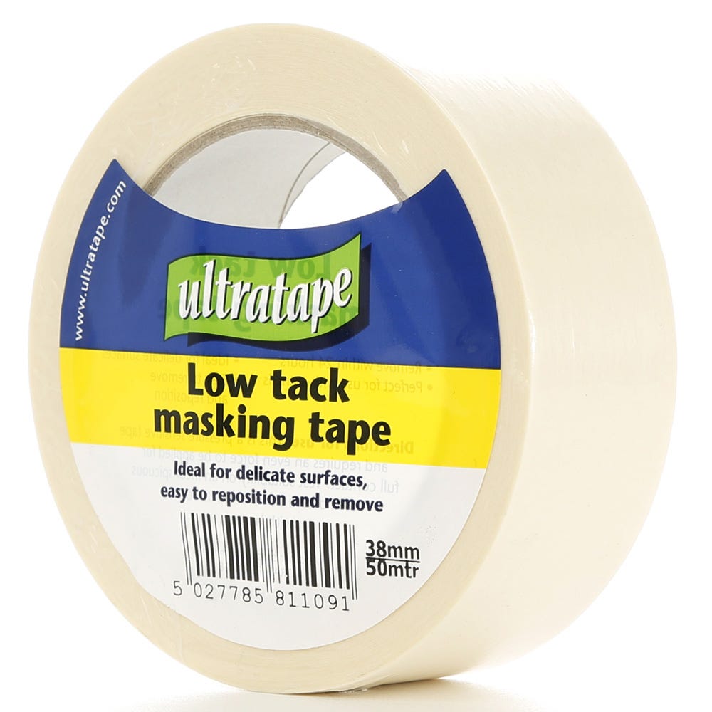 Ultratape Low Tack Masking Tape 38mm x 50m