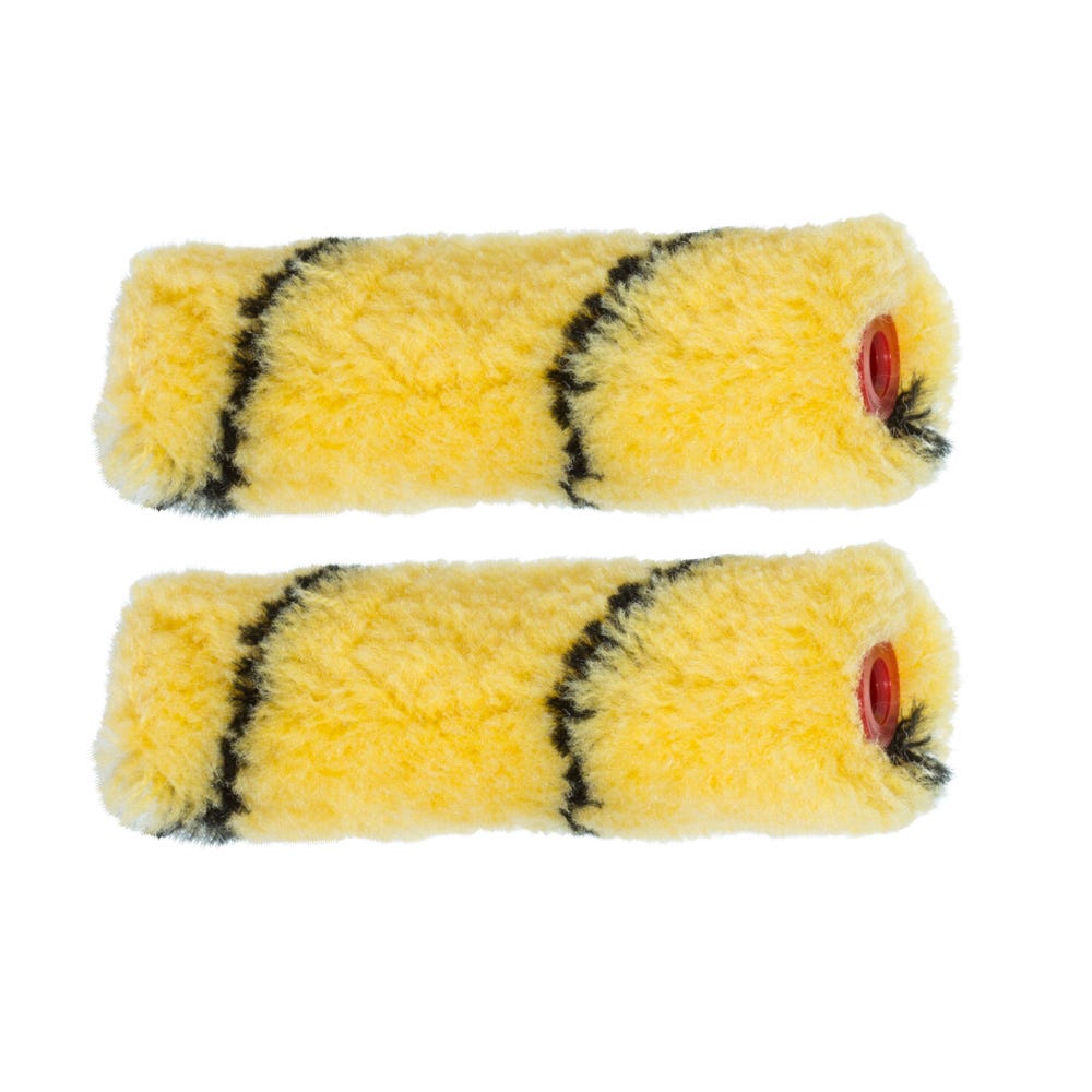Image of Prodec 4'' Mini Tiger Medium Pile Roller Refills Pack Of 2