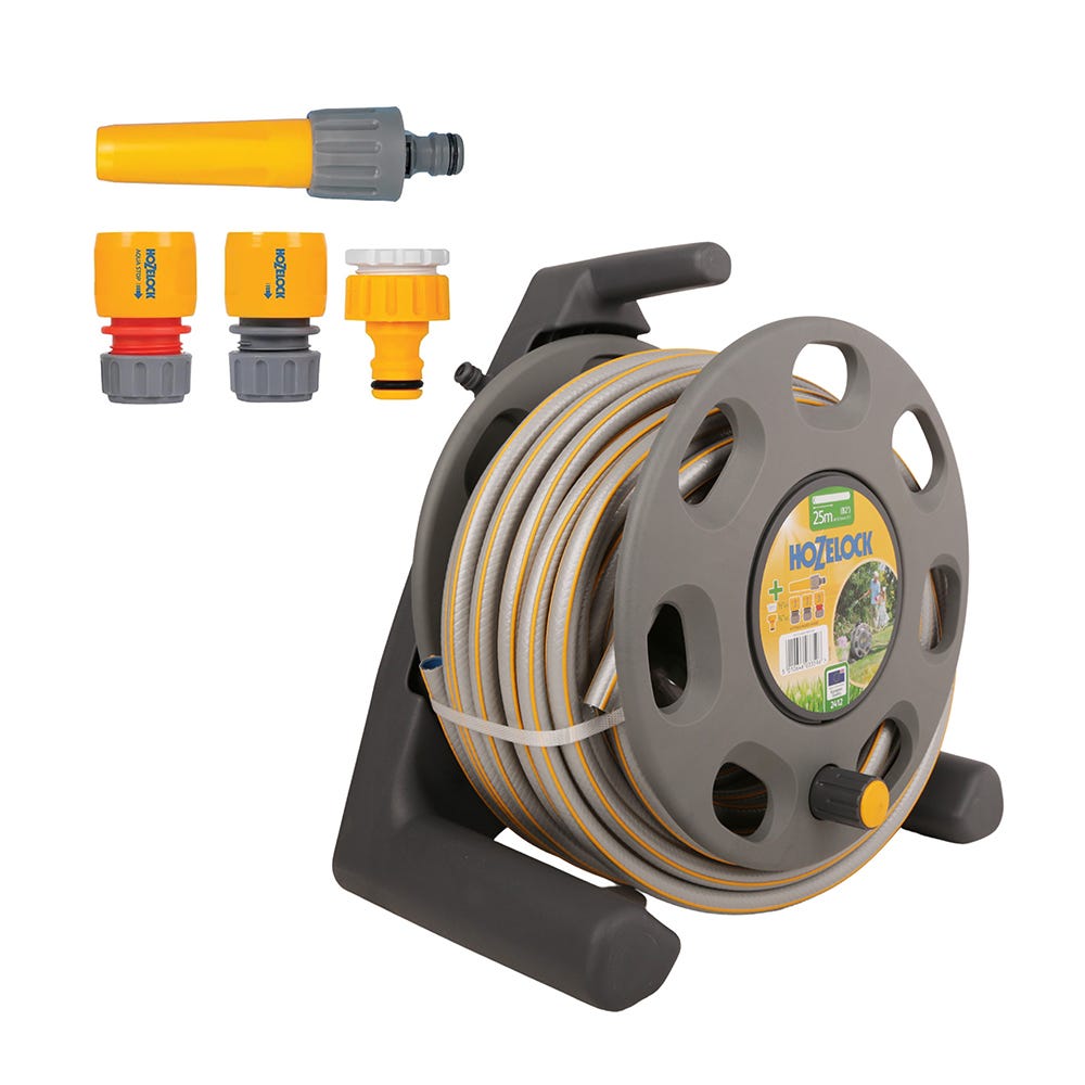 How To Attach A Hozelock Pipe To The Reel Stand