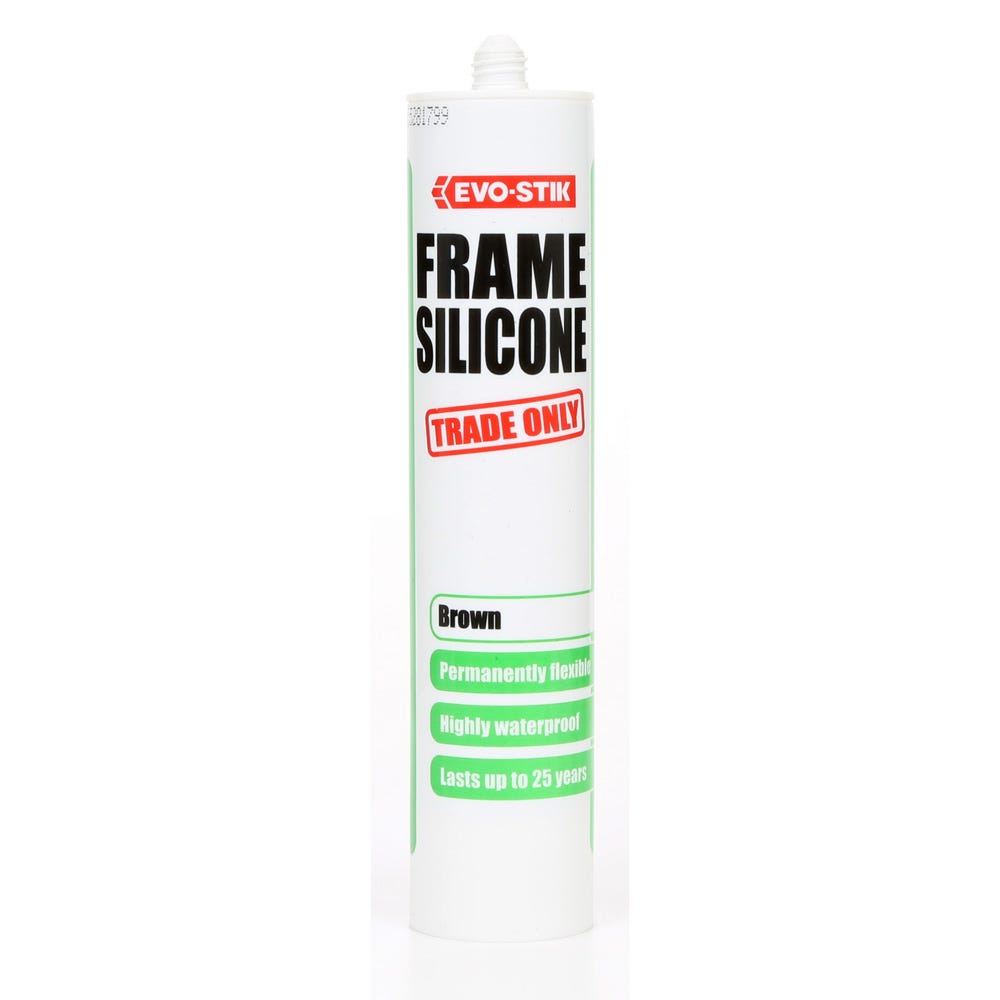 EvoStik Frame Silicone Sealant Brown 290ml
