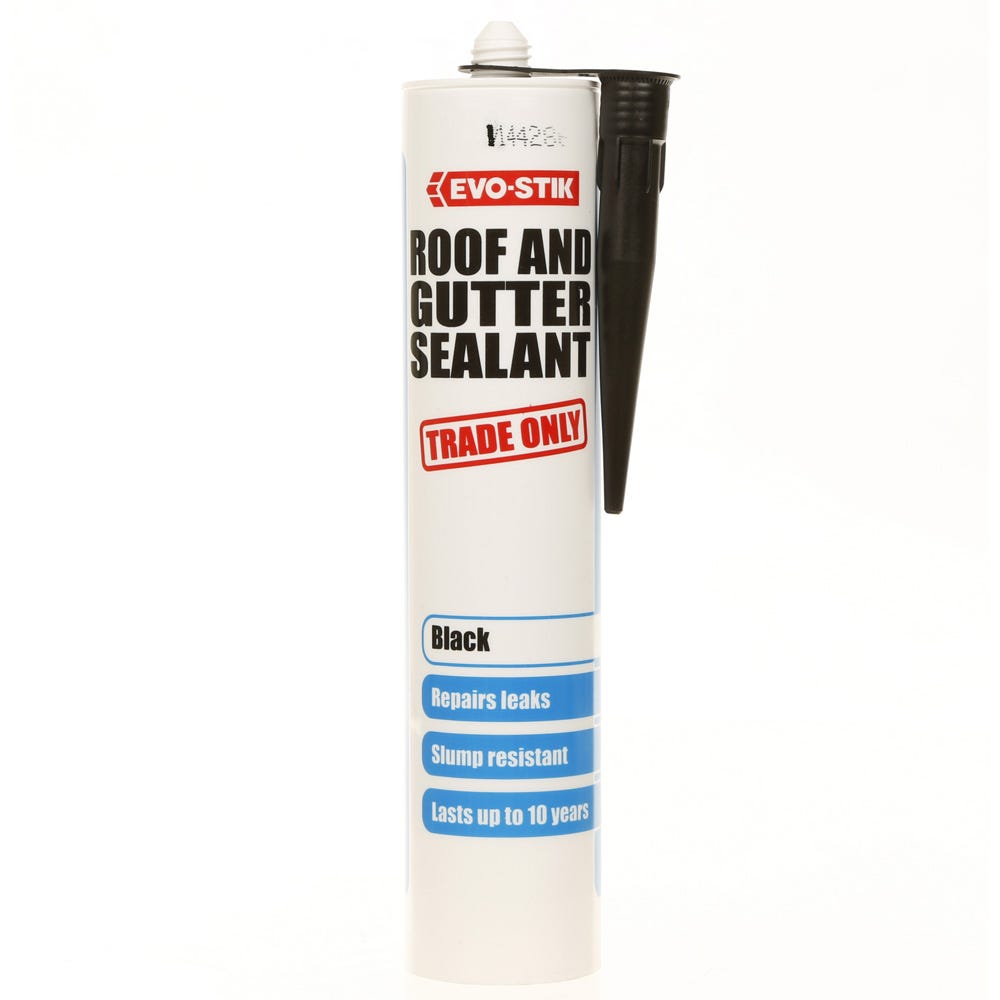Evo Stik Weatherproof Roof Gutter Sealant Black