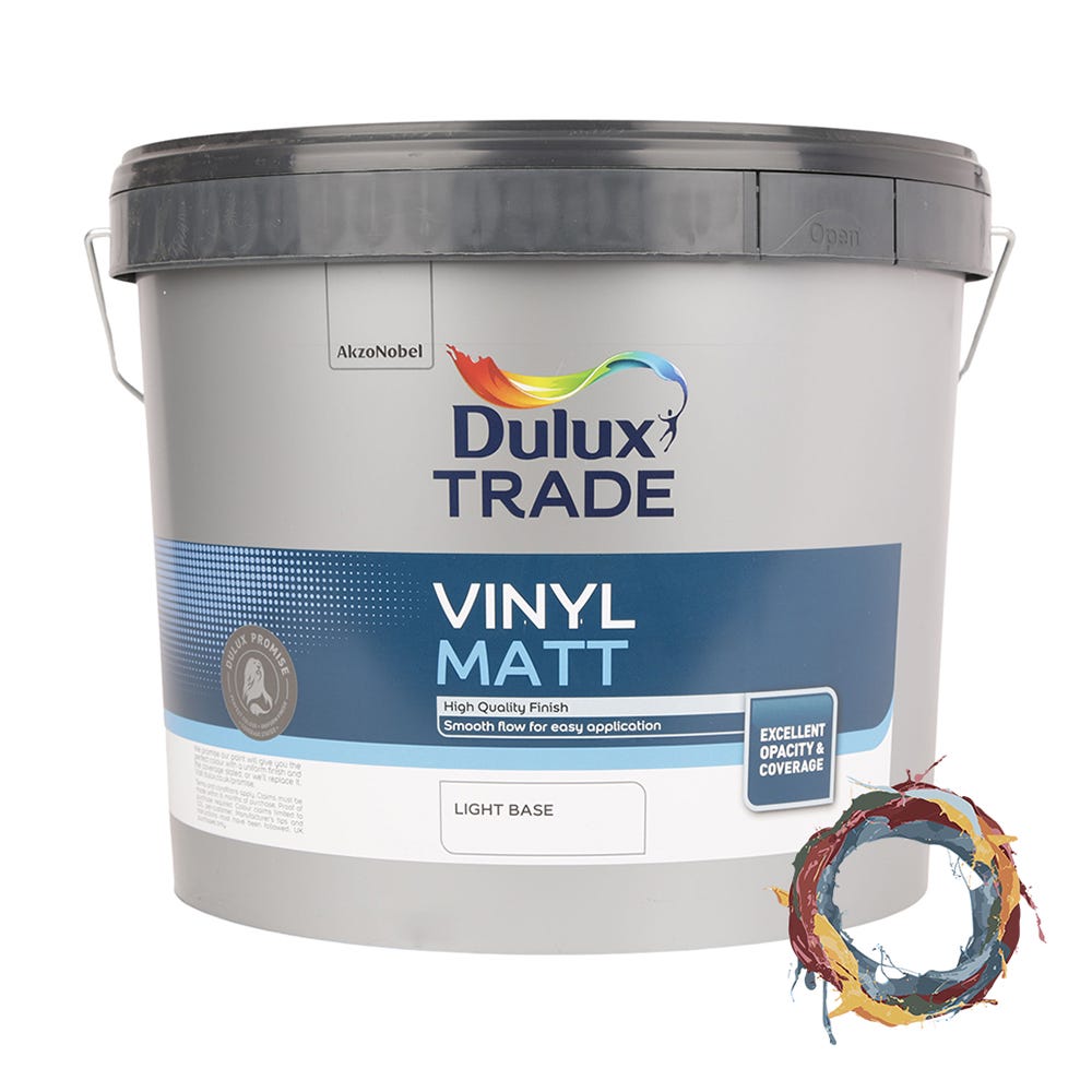 Dulux Trade Vinyl Matt Custom Mixed Colour 10L