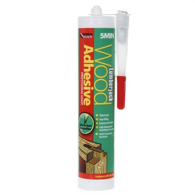 Lumberjack 5 Minute Polyurethane Wood Adhesive Gel 310ml