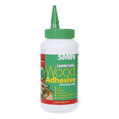Lumberjack 5 Minute Polyurethane Wood Adhesive Liquid 750g