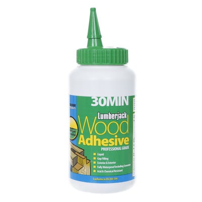 Lumberjack 30 Minute Polyurethane Wood Adhesive Liquid 750g