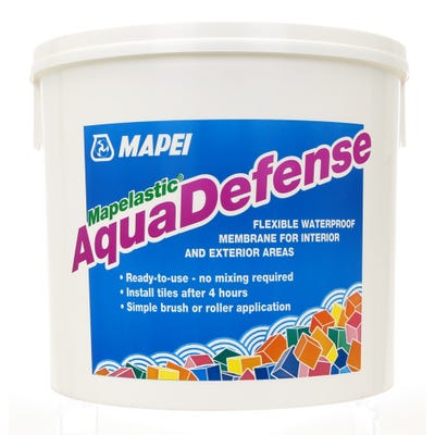 Mapei Mapelastic Aquadefense Liquid Rubber Waterproofer 15Kg
