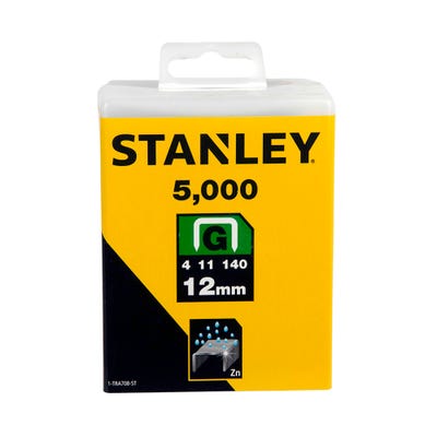 Stanley 12mm Heavy-Duty Staples Pack Of 5000 STA1TRA7085T