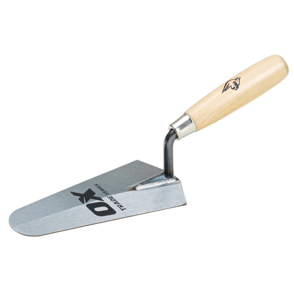 OX Gauging Trowel with Wooden Handle 7''
