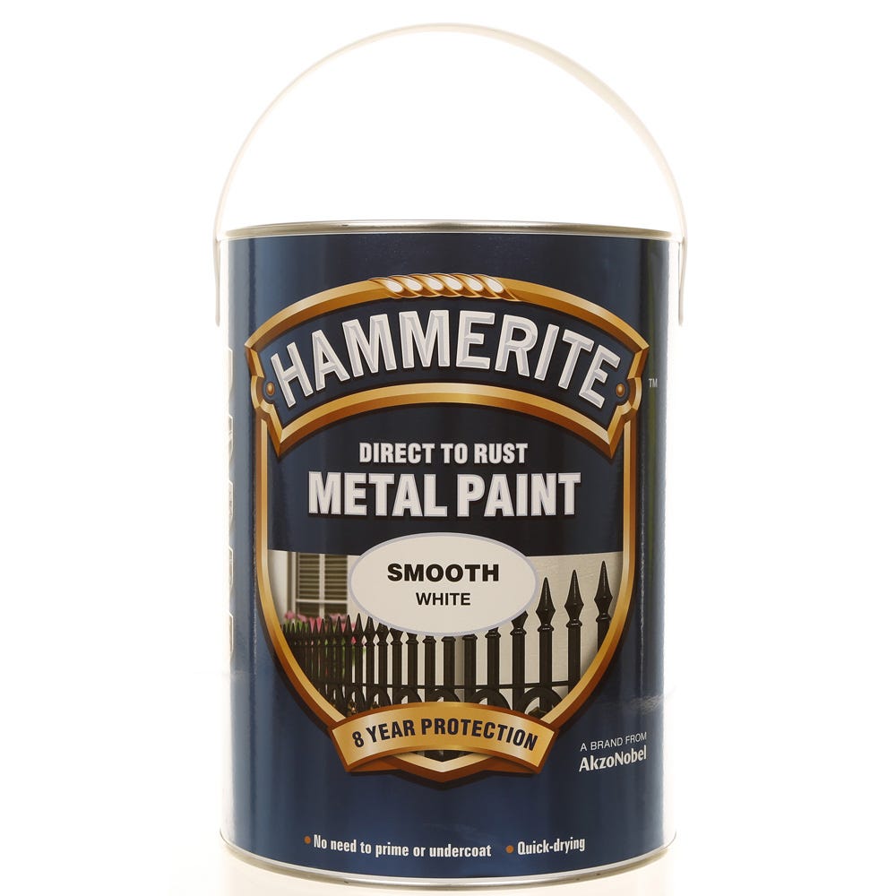 Hammerite Direct To Rust Metal Paint Smooth White