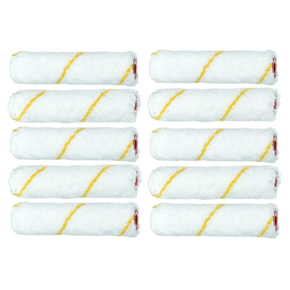 Image of Prodec Advance 4'' Short Pile Microfibre Refill Pack Of 10