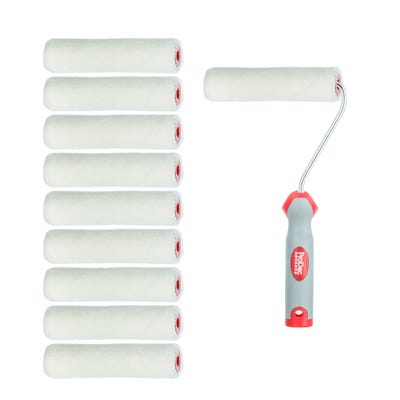 ProDec Advance 4'' Mini Gloss Roller & Frame Pack of 10